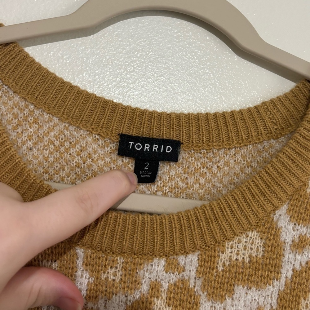 Torrid Leopard Print Sweater - Picture 6 of 6